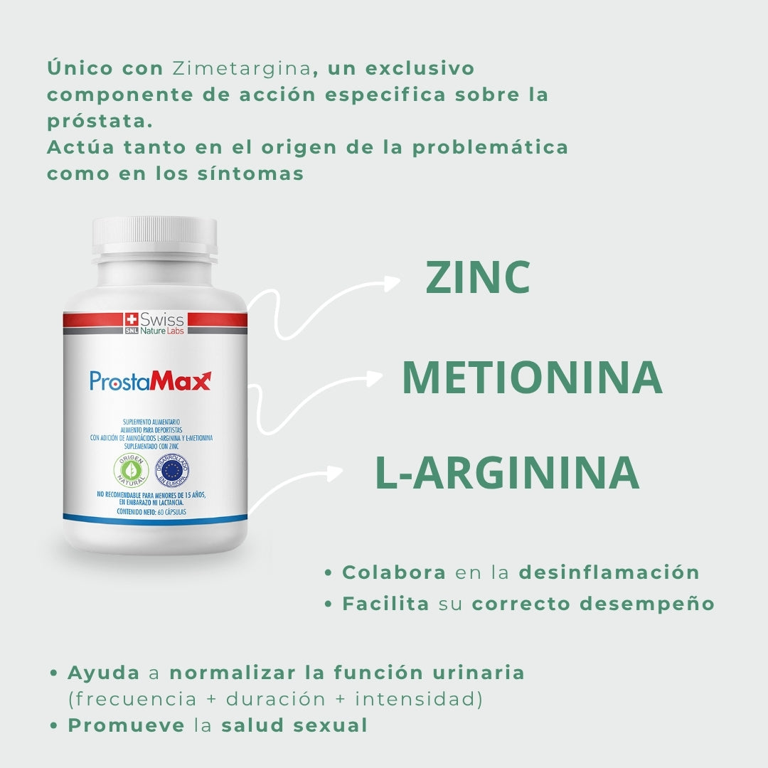 PROSTAMAX Suplemento Cuidado Próstata 60 cápsulas