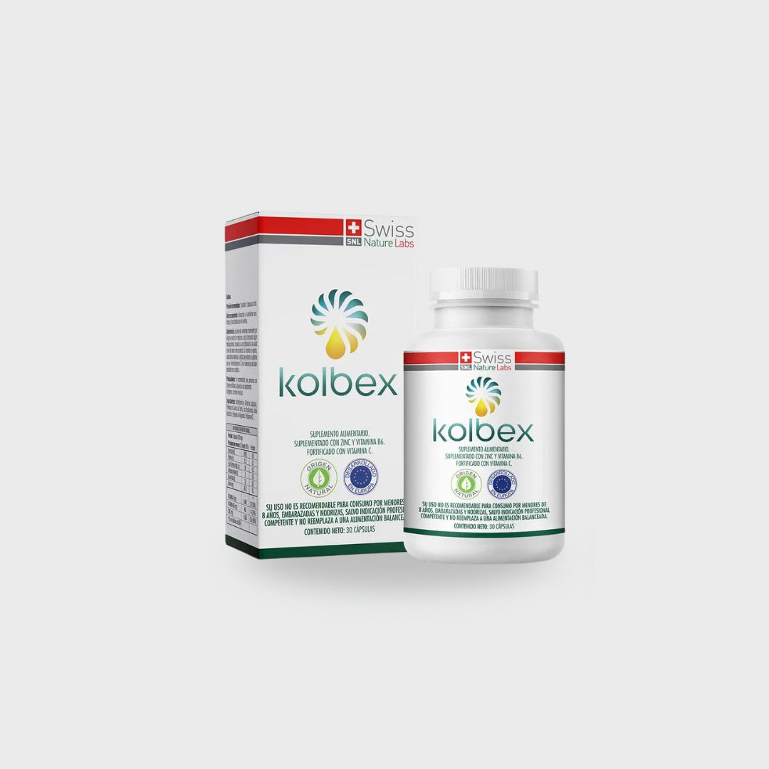 Kolbex Proteína de Caracol + Vitaminas 30 Cápsulas